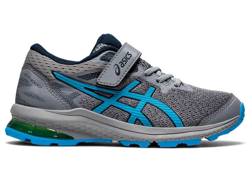 Sapatilhas Running Asics GT-1000 GS Criança Cinzentas Escuro, 1467A444.590